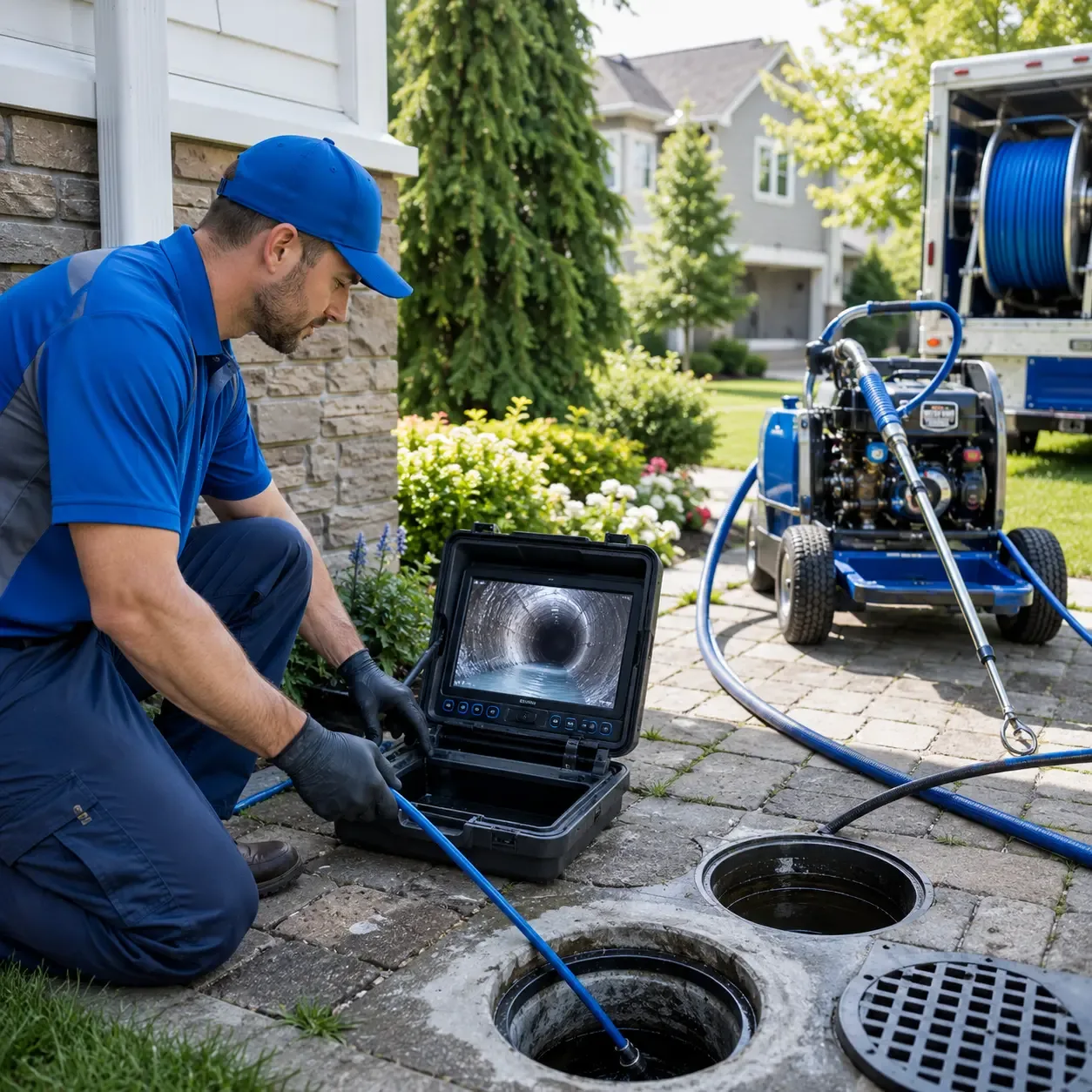 Outdoor drain cleaning professionals serving Hyde Park, VT